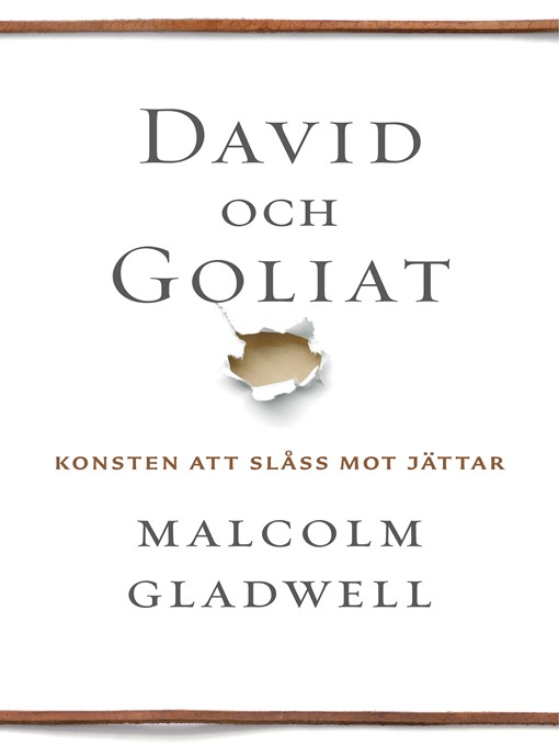 Title details for David och Goliat by Malcolm Gladwell - Available